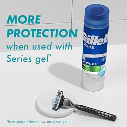 Gillette Mach3 Razor Blades for Men, 3-Blade Razor Refills, 15 Count