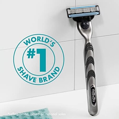 Gillette Mach3 Razor Blades for Men, 3-Blade Razor Refills, 15 Count