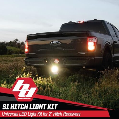 Baja Designs S1 LED Universal Hitch Light Kit - Universal Fit, Includes Trailer Hitch Harness