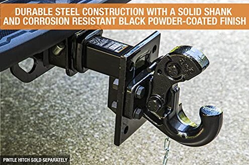 Buyers Products PM87 Pintle Hook Mount – 3 Position Adjustable Trailer Hitch Receiver for 2 Inch Trucks, 14,000 lb MGTW – Heavy-Duty Tow Hitch, 2,800 MVL Rated, 9"
