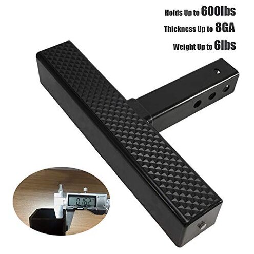 Eapele Hitch Step for 2 Inch Receiver, Universal Anti Slip Bumper Guard, 600lbs Maximum Load, for Trailer Tow Truck Pickup SUV Pickup Van RV