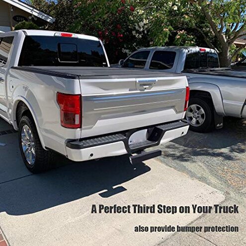 Eapele Hitch Step for 2 Inch Receiver, Universal Anti Slip Bumper Guard, 600lbs Maximum Load, for Trailer Tow Truck Pickup SUV Pickup Van RV