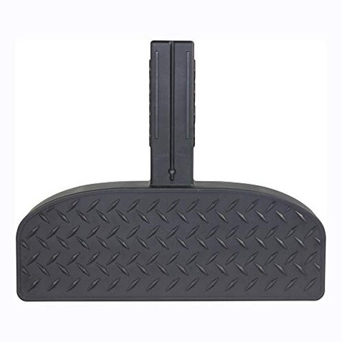 MaxxHaul 50234 Hitch Mount Bump Step For 2 inch Hitch Receiver With Anti Slip Platform For RV SUV Truck Flatbed Camper With Safety Reflectors