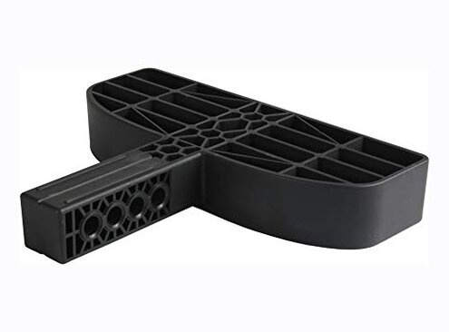 MaxxHaul 50234 Hitch Mount Bump Step For 2 inch Hitch Receiver With Anti Slip Platform For RV SUV Truck Flatbed Camper With Safety Reflectors