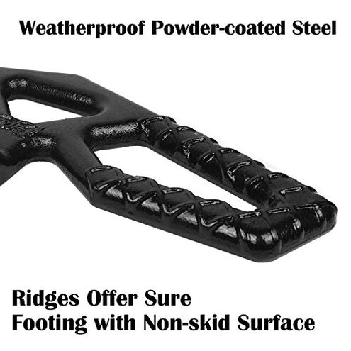 Eapele Tow Hitch Step for 2 inch Receiver, Universal Anti Slip Bumper Guard，Strong Steel 10000lbs Maximum Load, for Trailer Tow Truck Pickup SUV Pickup Van RV