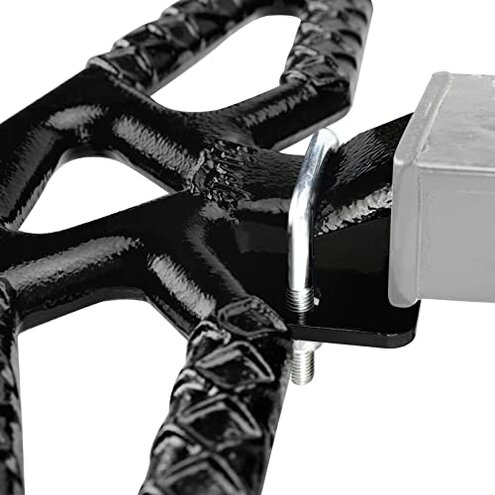 Eapele Tow Hitch Step for 2 inch Receiver, Universal Anti Slip Bumper Guard，Strong Steel 10000lbs Maximum Load, for Trailer Tow Truck Pickup SUV Pickup Van RV