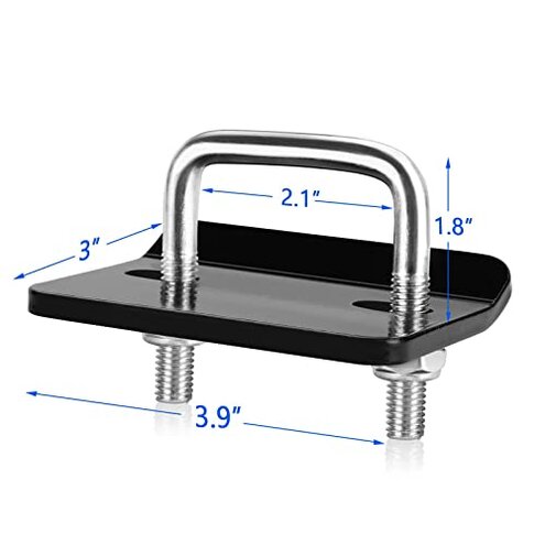 Eapele Tow Hitch Step for 2 inch Receiver, Universal Anti Slip Bumper Guard，Strong Steel 10000lbs Maximum Load, for Trailer Tow Truck Pickup SUV Pickup Van RV