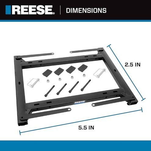 Reese 30154 Rail Kit Mounting Adapter for Attaching Standard Fifth Wheel Hitches, Compatible with RAM (please verify VEHICLE APPLICATION).