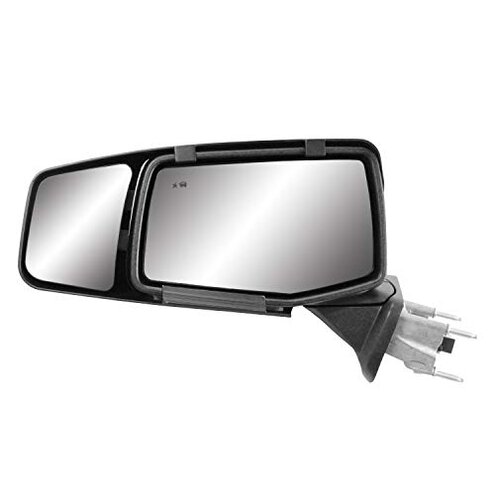 K SOURCE Snap & Zap 80930 Custom Fit Towing Mirror for 2019-2024 Silverado 1500, Sierra 1500, Patented