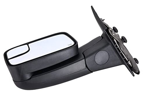 ZAPOSTS Towing Mirror Replacement Fit for 02-08 DodgeRam 1500 for 03-09 Dodge Ram 2500 3500 Pickup Truck Power Heated Tow Folding Side View Mirror Driver Side