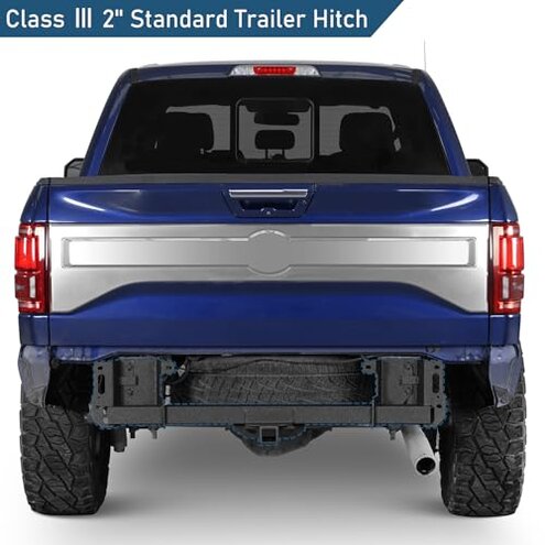u-Box F150 Class 3 Trailer Hitch, 2-Inch Square Receiver Opening Trailer Tube Towing Tongue Compatible with 2015-2025 Ford F-150