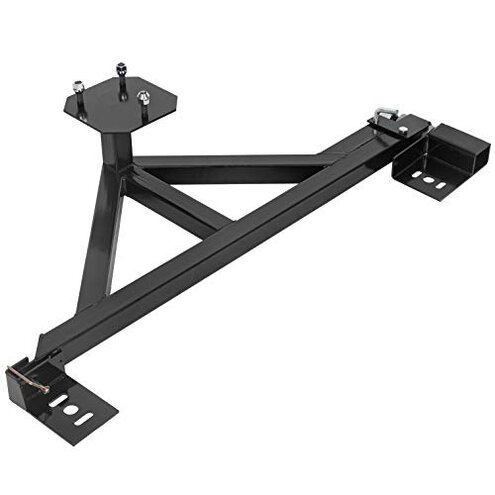 ECOTRIC Tire Carrier Mount Compatible with All Hummer H2 w/Drop Down Option Black, Heavy Duty