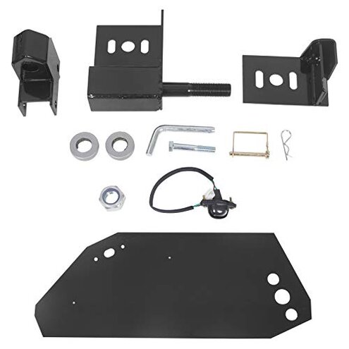 ECOTRIC Tire Carrier Mount Compatible with All Hummer H2 w/Drop Down Option Black, Heavy Duty