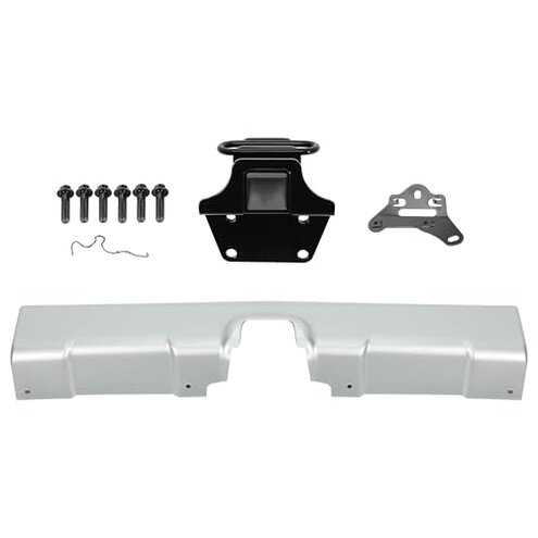 KUAFU Trailer Hitch+Bumper Panel Kit Compatible with 2007-2014 Toyota FJ Cruiser Replacement for PT228-60060 Rear Tow Hitch Lower Valance Powder Coated Instruction Included