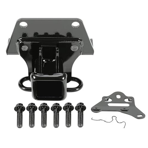 KUAFU Trailer Hitch+Bumper Panel Kit Compatible with 2007-2014 Toyota FJ Cruiser Replacement for PT228-60060 Rear Tow Hitch Lower Valance Powder Coated Instruction Included