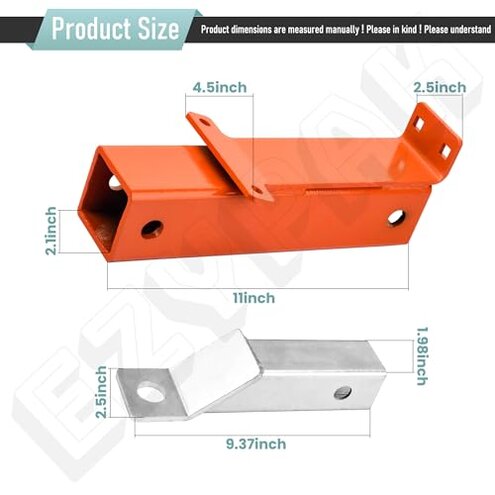 2" Rear Hitch 093-1129-00 Compatible with Bad Boy Rebels & Rogue