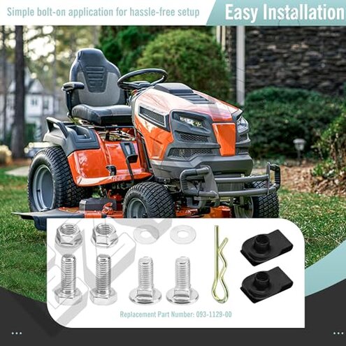 2" Rear Hitch 093-1129-00 Compatible with Bad Boy Rebels & Rogue