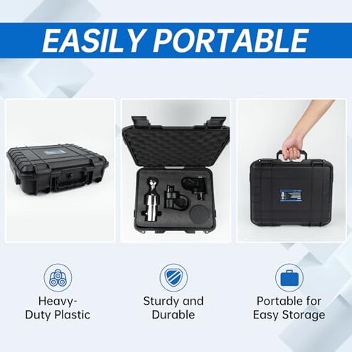 60692, Upgraded 38k 2-5/16 in Hitch Ball Puck System Gooseneck Hitch Kit with Case for Ford F250/F350/F450, Chevrolet Silverado 2500/3500 HD, GMC Sierra 2500/3500 HD Nissan Titan XD