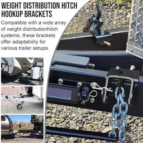 Weight Distribution Hitches, Heavy Duty Replacement Hitch Brackets, Weight Distribution Hitches with Sway Control, Weight Distribution Hitches, Get Better Traction Stability and Smoother Traction