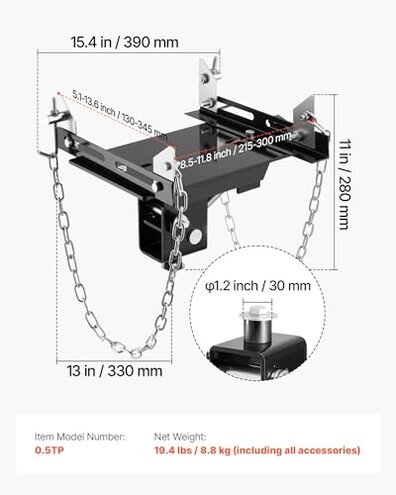 Bonnlo Universal 1100lbs Capacity Transmission Jack Adapter for Flooor Jack, Loading Gearbox Removal for Hydraulic Floor Jack Conversion for Cars, Trucks