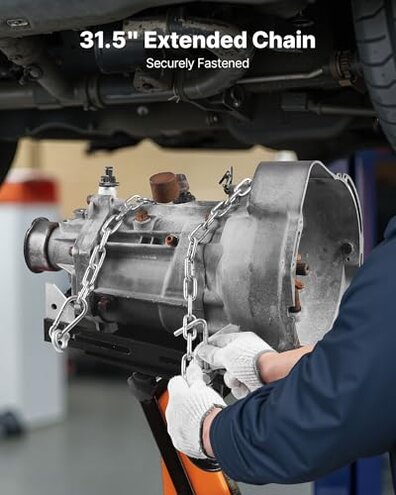 Bonnlo Universal 1100lbs Capacity Transmission Jack Adapter for Flooor Jack, Loading Gearbox Removal for Hydraulic Floor Jack Conversion for Cars, Trucks