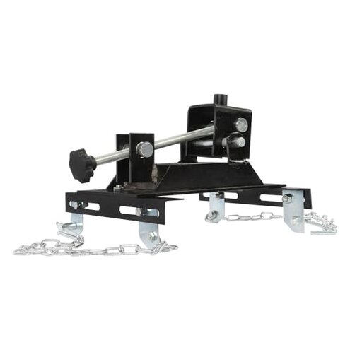 GXYWADY Transmission Floor Jack Adapter 1100 lbs/0.5 Ton Capacity Hydraulic Floor Jack Conversion Double Safety Chains for Passenger Cars Light-Duty Truck Transmissions