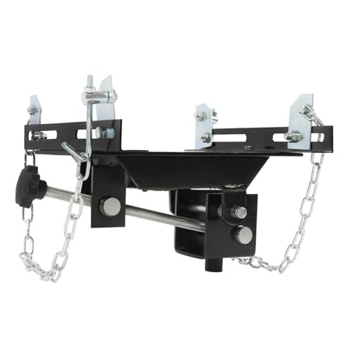 GXYWADY Transmission Floor Jack Adapter 1100 lbs/0.5 Ton Capacity Hydraulic Floor Jack Conversion Double Safety Chains for Passenger Cars Light-Duty Truck Transmissions