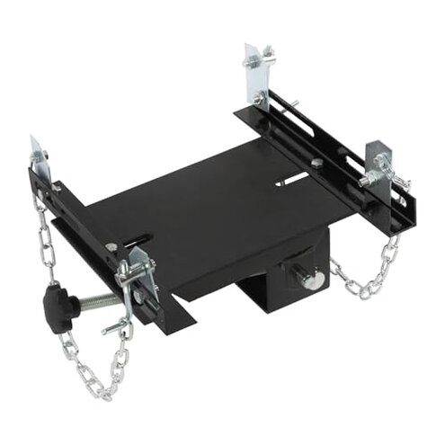 GXYWADY Transmission Floor Jack Adapter 1100 lbs/0.5 Ton Capacity Hydraulic Floor Jack Conversion Double Safety Chains for Passenger Cars Light-Duty Truck Transmissions