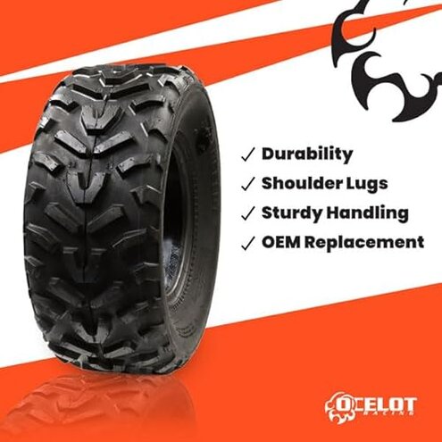 Ocelot Long Mileage Sport ATV and UTV Trail Wolf Style Tread 22X11-10 P367