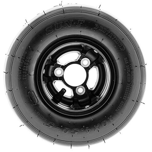 SunF 10x4.5.00-5 10x4.5.00x5 Race Go Kart Tire 4 PR K001 - SET of 4
