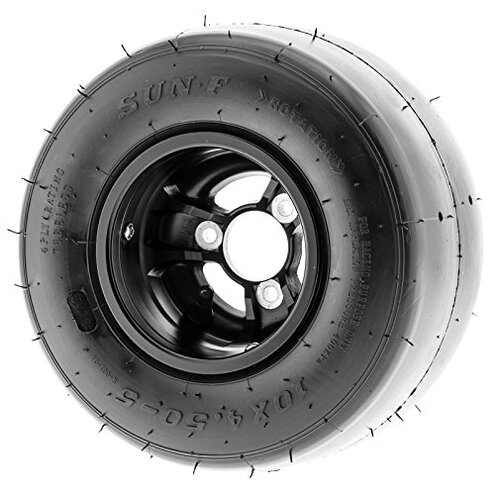 SunF 10x4.5.00-5 10x4.5.00x5 Race Go Kart Tire 4 PR K001 - SET of 4