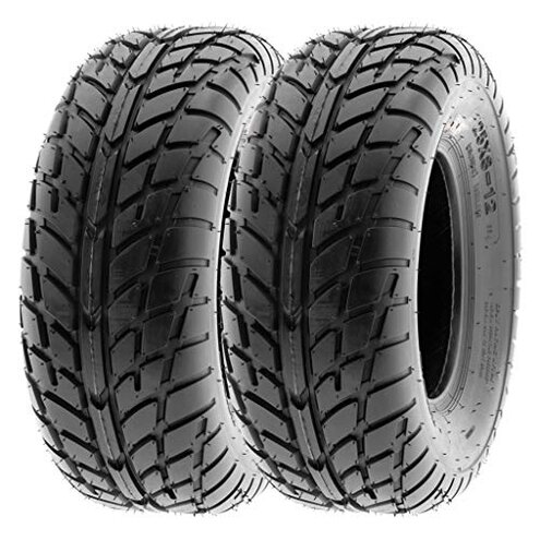 SunF 25x10-12 ATV UTV Tire 25x10x12 Hardpack Race Sport 6 PR A021 - PAIR of 2