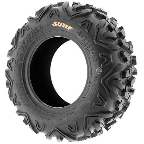Set of 2 SunF Power.II 19x7-8 ATV UTV Off-Road Tires, All-Terrain, 6 PR, Tubeless A051