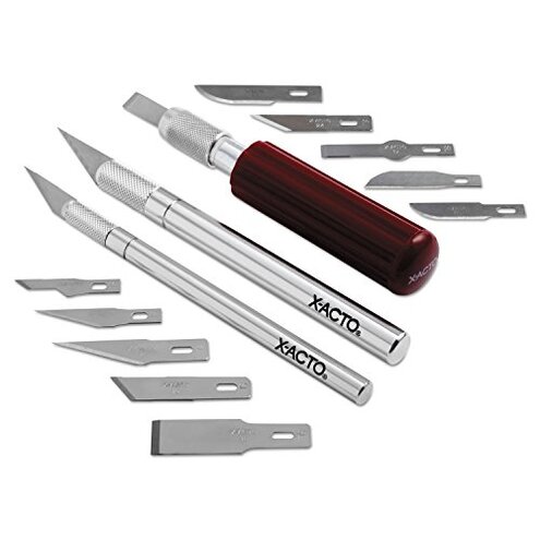 X-ACTO Compression Basic Knife Set, Includes 3 Knives, 13 Blades, Soft Carry Case, 17 Count - Crafting, Cutting Tools