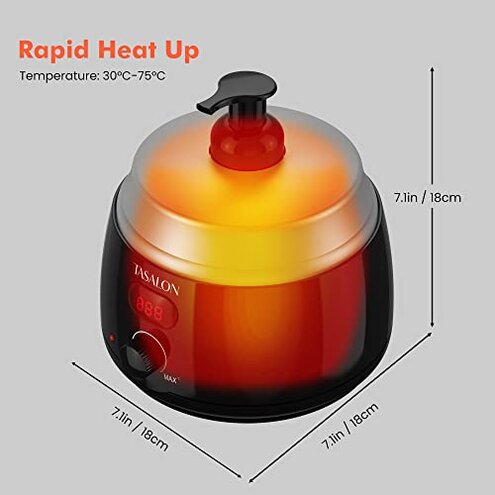 TASALON Professional Hot Lather Machine for Shaving -750ml Large Capacity Professional Lather Maker for Men Face Shaving, Shaving Foam Machine for Home Use Salon Barber Shop With 2 pumps