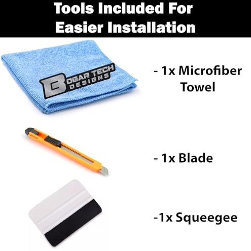 BOGAR TECH DESIGNS Tinted Taillight Third Brake Light Sidemarker Overlay Tint Compatible with Dodge Durango 2021-2025, Dark