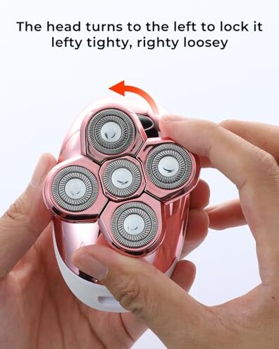 Electric Razors for Women, 5-in-1 Rechargeable Body Shaver - Waterproof Wet Dry Hair Remover - Trimmer for Lady Face Underarms Bikini,Lips,arms, Legs