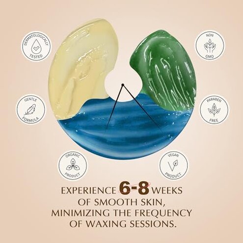 GIRLEARLE Premium Digital Waxing Kit for Women and Men, Wax Warmer Hair Removal at Home with Wax Beads & Silicone Pot, Target Different Types of Sensitive Skin Brazilian Bikini, Facial, Leg, Full body