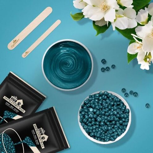 Lifestance Waxing Kit for Women & Men - Pink L3 Digital Warmer, Silicone Wax Pot Liner, Hair Removal Kit with 14.1oz Hard Wax Beads & Oil Spray, Professional for Home Brazilian Bikini Face Leg Body