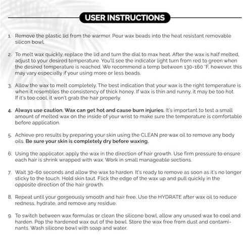 KoluaWax Premium Waxing Kit for Women - Hot Melt Wax Warmer for Hair Removal, Eyebrow, Bikini, Legs, Face, Brazilian Wax & More - Machine + 4-Pack Hard Wax Beads + Accessories, Black