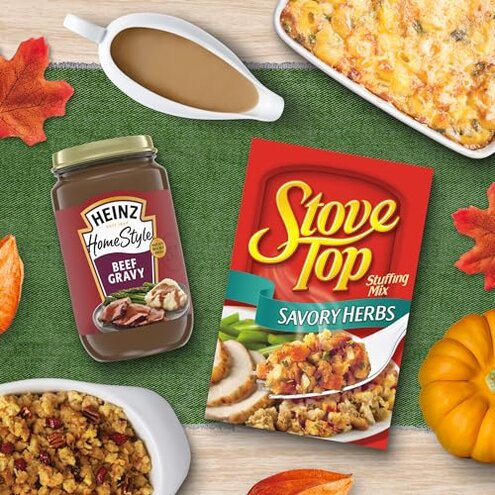 Heinz Savory Meats Gravy Collection (Chicken + Turkey + Meat) (Variety Pack)