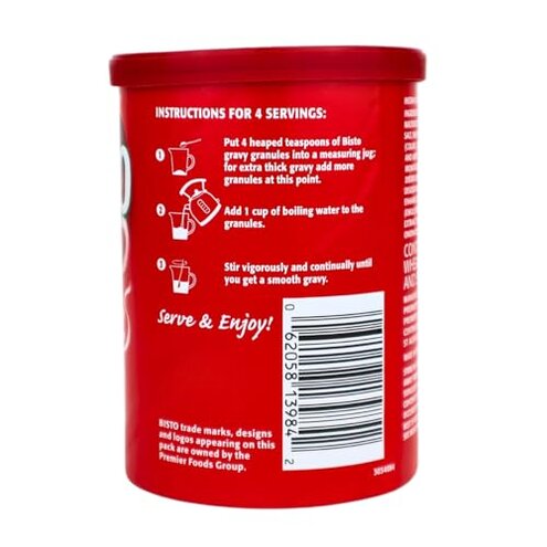 Bisto Gravy Granules, 5.9 Ounce &ndash; Rich and Savory Gravy Mix for Delicious Home-Cooked Meals, Perfect for Roasts, Mashed Potatoes, and Comfort Food Favorites (Pack of 6)