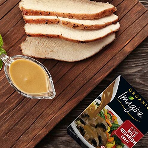 Imagine Organic Gravy, Vegan Wild Mushroom, 13.5 Oz (Pack of 12)