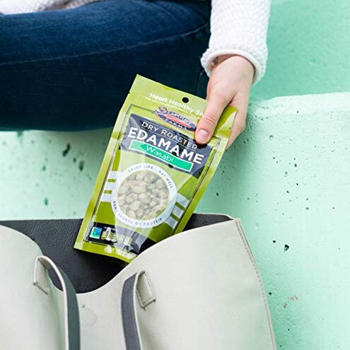 Seapoint Farms Wasabi Dry Roasted Edamame, Healthy Gluten-Free Snacks, 12-Pack, 3.5 Ounce (Pack of 12)