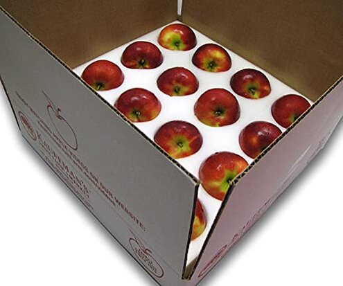 Kauffman Orchards Fresh Mcintosh Apples, Hand-Picked New-Crop Wax-Free Heirloom Macintosh Apples (Box of 48)
