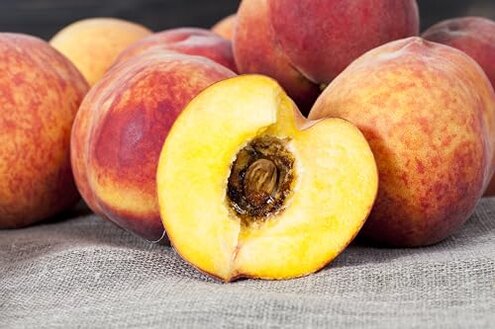 Fresh Ripe Juicy Peach by RawJoy Farms