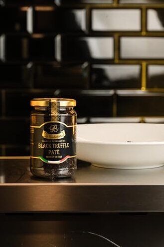 La Rustichella - Black Truffle Pat&eacute;, White Truffle Pat&eacute; and Black Sliced Truffle Set, (270g - 9,52 OZ) - Vegan, Gluten Free, Cholesterol Free