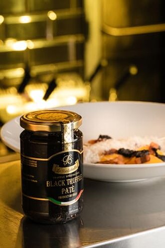 La Rustichella - Black Truffle Pat&eacute;, White Truffle Pat&eacute; and Black Sliced Truffle Set, (270g - 9,52 OZ) - Vegan, Gluten Free, Cholesterol Free