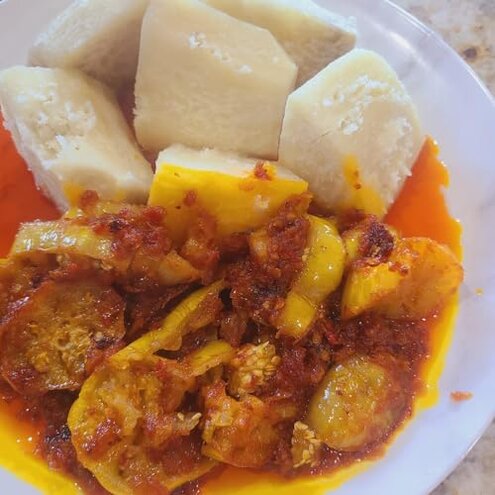 Fresh African Ghana Puna Yam, New YAM Between 5-7Lbs (1-2 tubers) Note Item Sold by Weight not per Piece