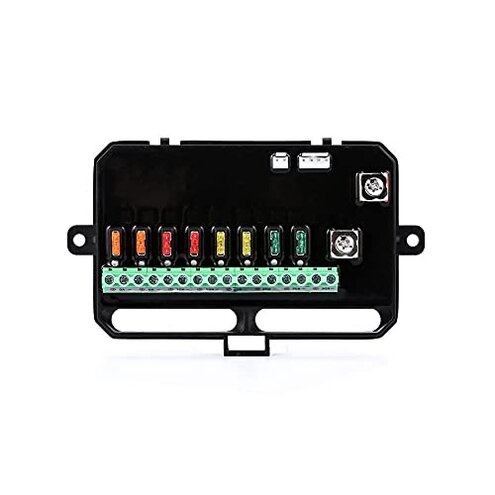 Auxbeam 8 Gang Switch Panel BB80 Universal Circuit Control Relay System Automatic Dimmable LED Switch Control Panel Switch Pod Touch Switch Box for Car Truck Offroad ATV SUV - Blue, 2 Years Warranty
